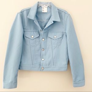 NWT Helmut Lang Soda Blue Masc Trucker Jacket XL